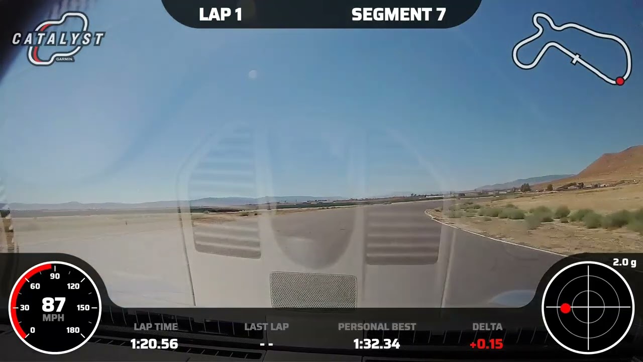 Porsche Carrera S 992.1 Willow Springs International Raceway - Timed Runs Big Willow 9 7 2025