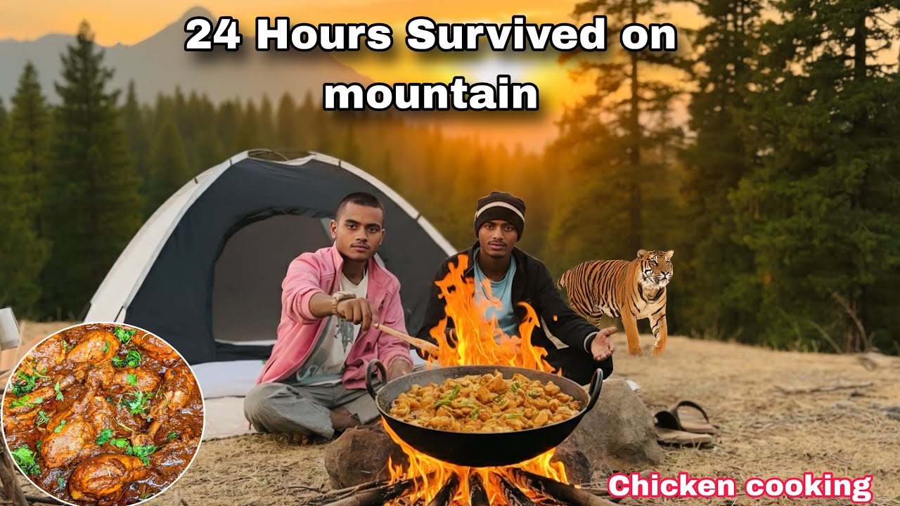 Pahadon Ke Beech Khatarnak Raat: 24 Hours Survival Challenge!