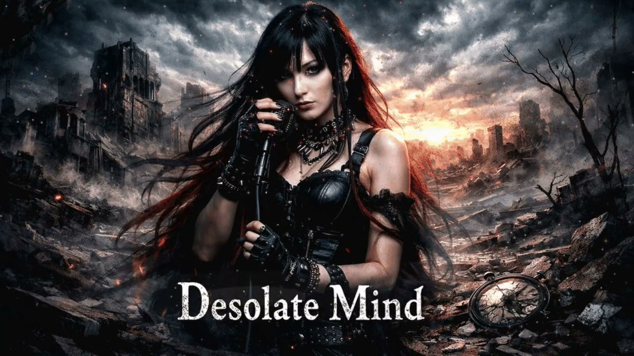 Desolate Mind｜｜Anime Song｜Epic Music｜AI Music Video｜Japanese Rock｜Visual Kei｜Symphonic Metal｜