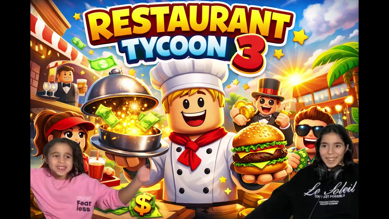 Restaurant Tycoon 3 | ANNEMİZE AİLE RESTORAN İMPARATORLUĞU KURUYORUZ! ROBLOX