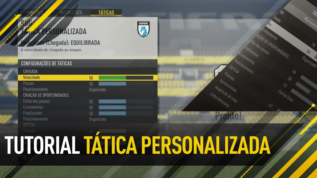 TUTORIAL TÁTICA PERSONALIZADA - EXPLICANDO TUDO!