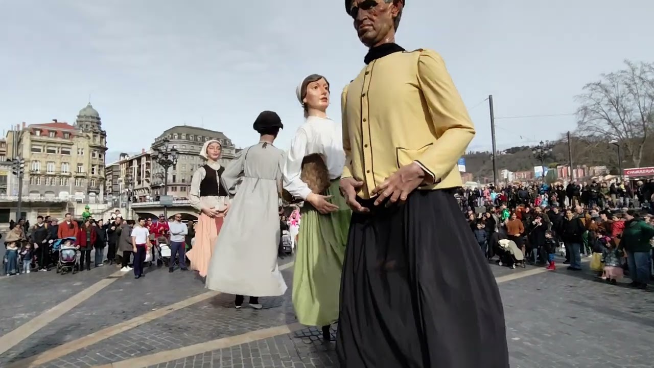 Vals I de los gigantes de Bilbao en Bilbao ~Inauteriak~