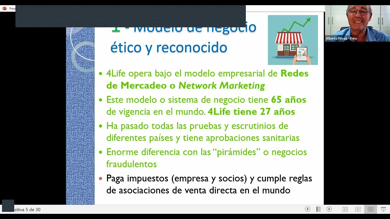 SEMINARIO REDES DE MERCADEO - ALBERTO FLOREZ - Por qué 4Life es la red “ideal”. - FEB 27 DE 2025