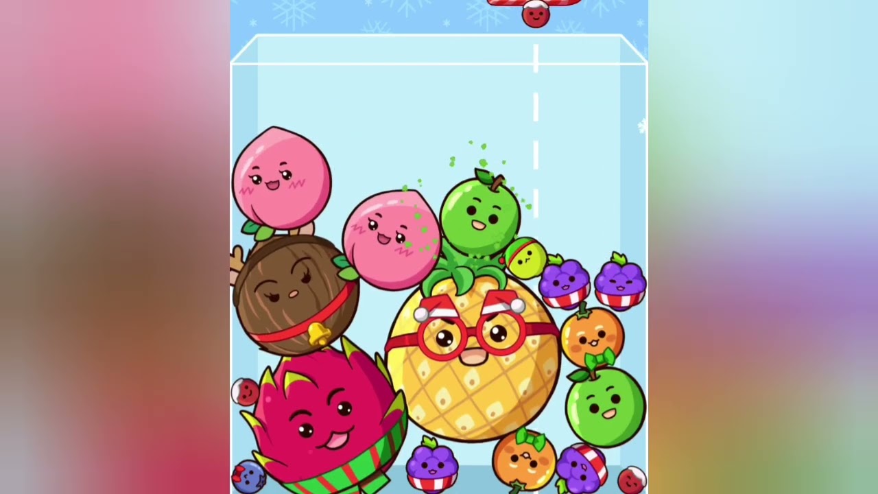 Watermelon Drop Merge 🍉 Mobile Gameplay #fruitmerge #fruitgame #fruitgames