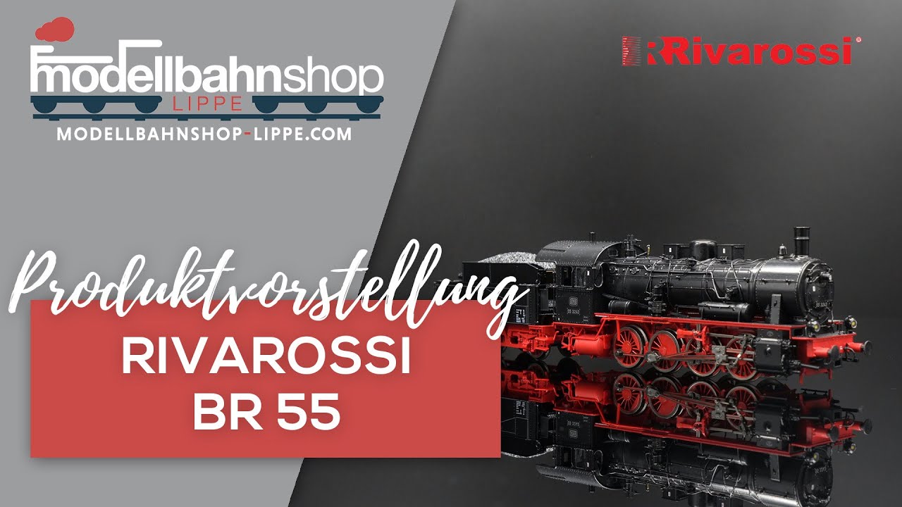 Rivarossi | BR 55 | Spur H0 | Dampflok | Brakel Fahraufnahmen
