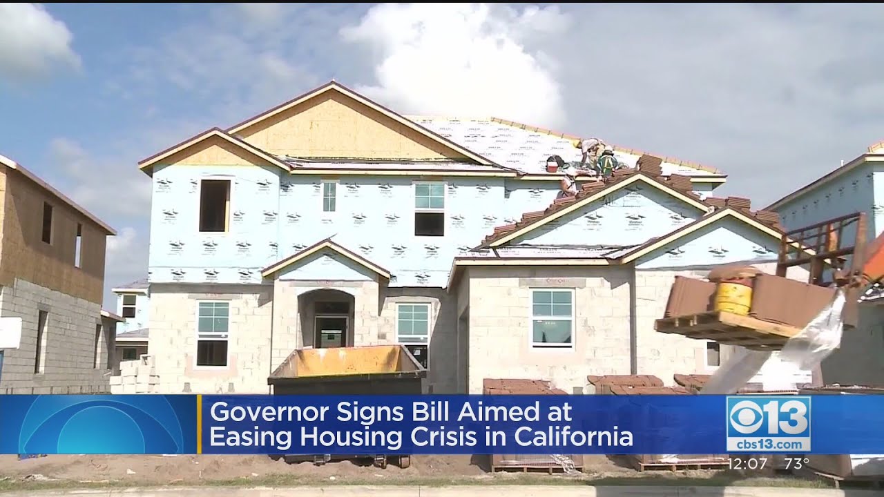 Gov. Newsom Signs Bill Aimed At Easing California&rsquo;s Housing Crisis