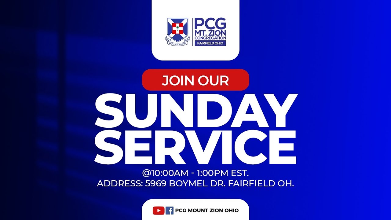 12-28-2025 - Live Stream : PCG- Sunday Service (Fairfield, OH)