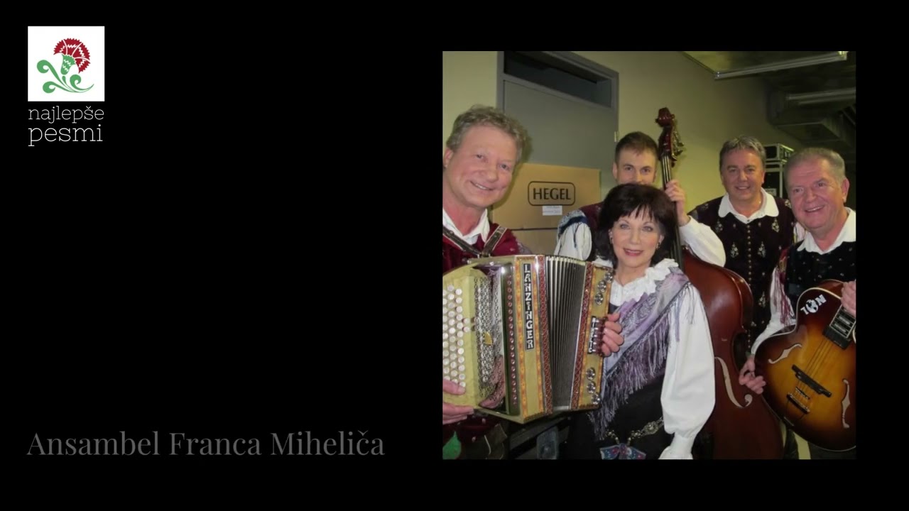 Ansambel Franca Miheliča - Danes praznujemo (besedilo - lyrics)