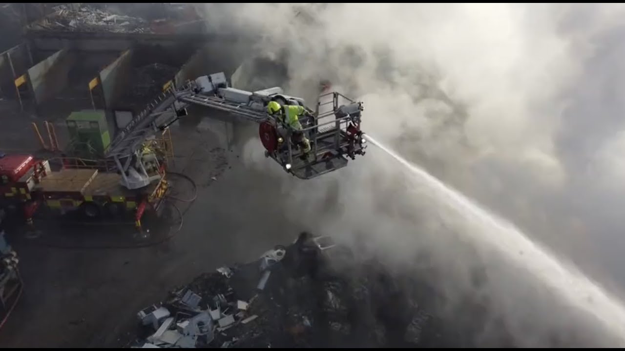 Nottingham Fire: Chief gives update with incredible drone footage of the scene