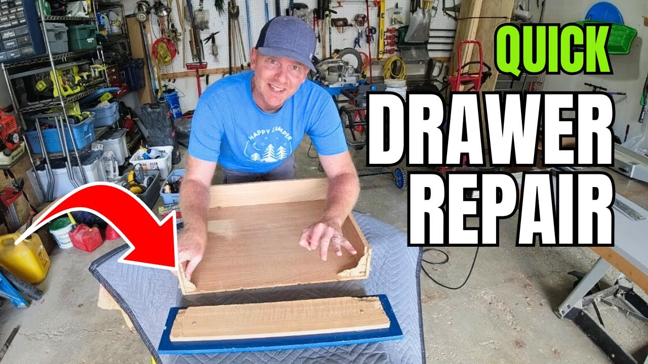 The FASTEST Way to Repair a Broken Cabinet Drawer Front Panel