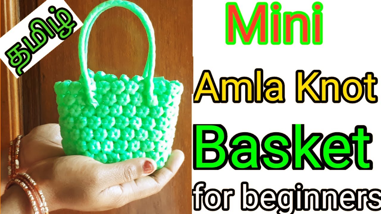 Mini Amla knot wire basket tutorial for beginners@nagascooking6846