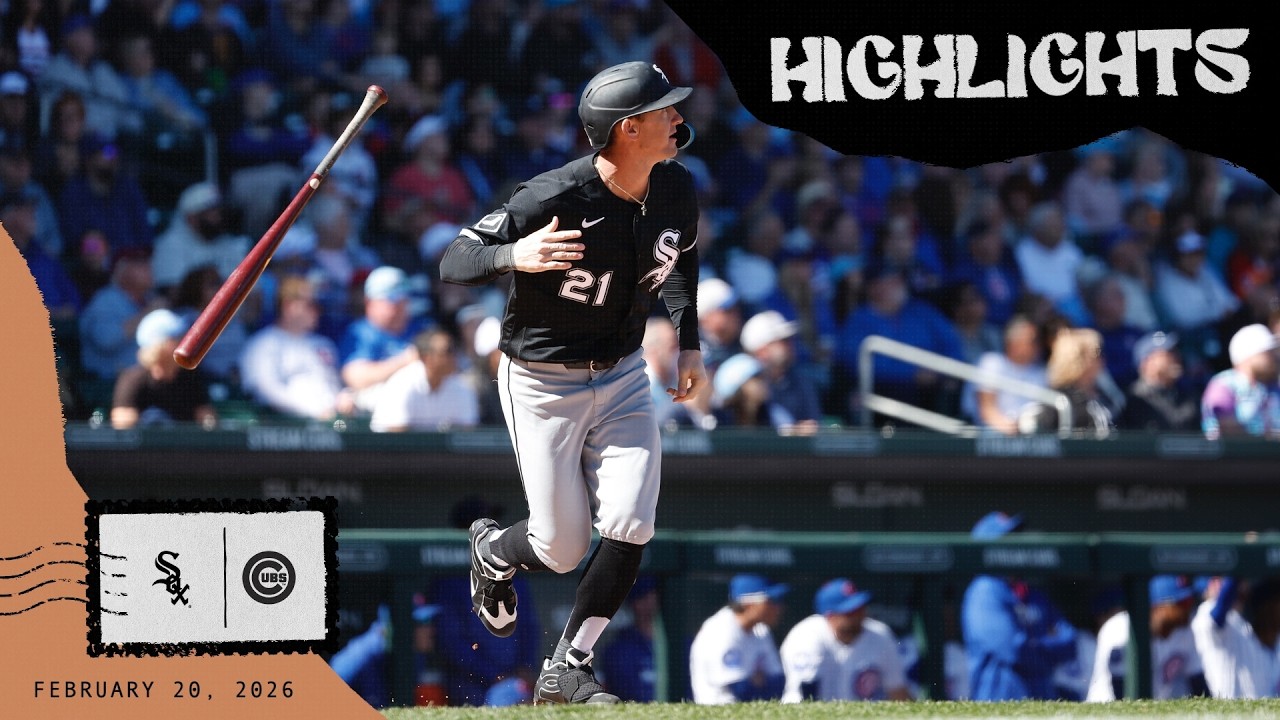 HIGHLIGHTS: White Sox Defeat Cubs in Cactus League Opener (2.20.26)
