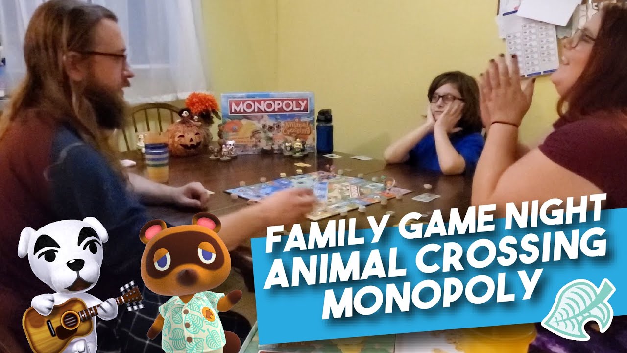 Animal Crossing Monopoly: Family Game Night
