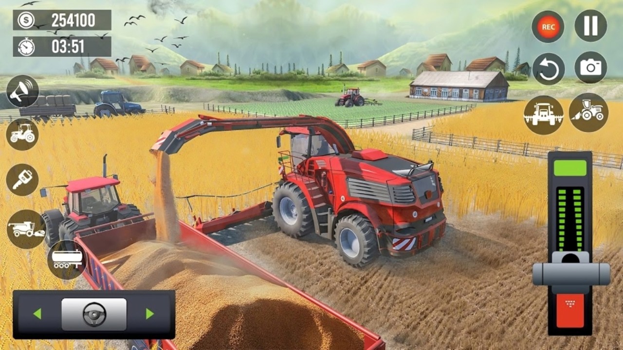 Tractor Simulator Farming Game Gameplay | Realistic Farming & Tractor Driving!