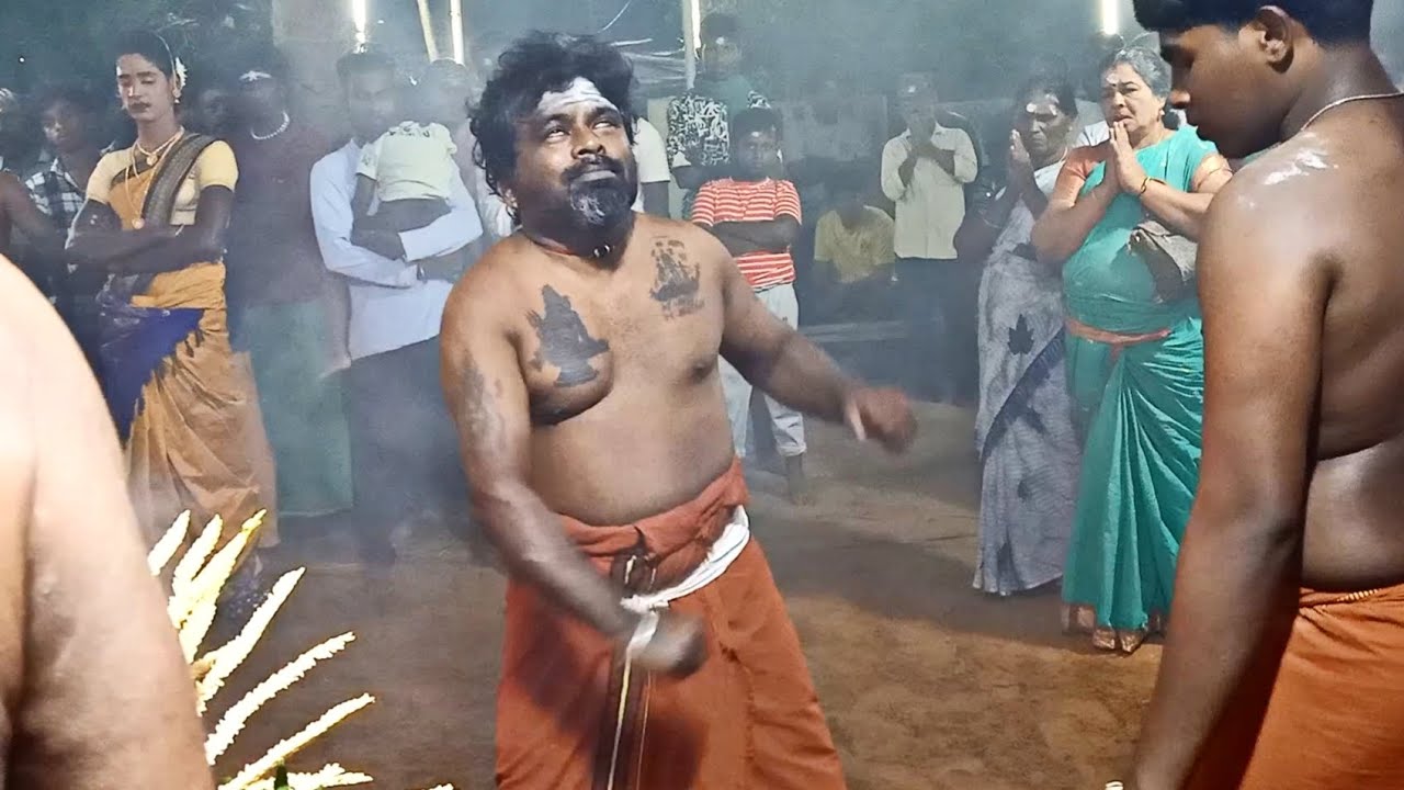 🔥காலசுவாமி ஆட்டம் | தெற்கு குண்டல் சிவ சுடலைமாடசுவாமி திருக்கோவில் கொடை விழா.#samiattam 