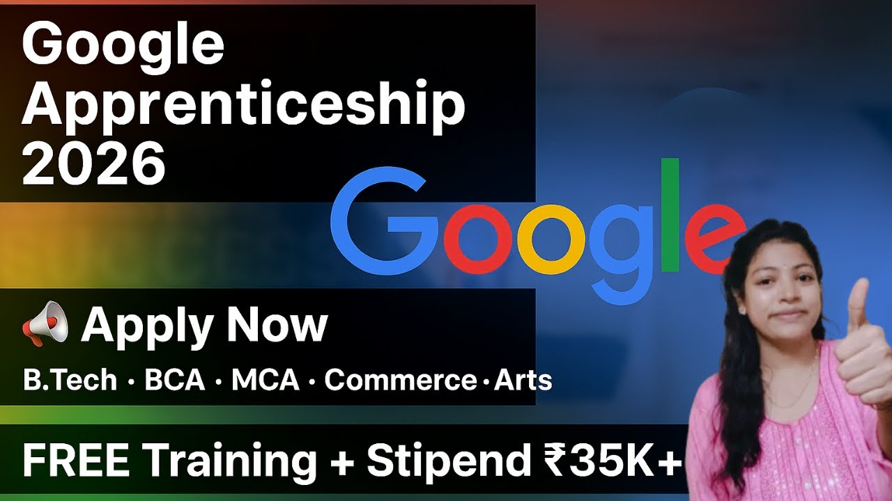 Google Apprenticeship Program 2026 | Eligibility, Process & Preparation Guide 🚀