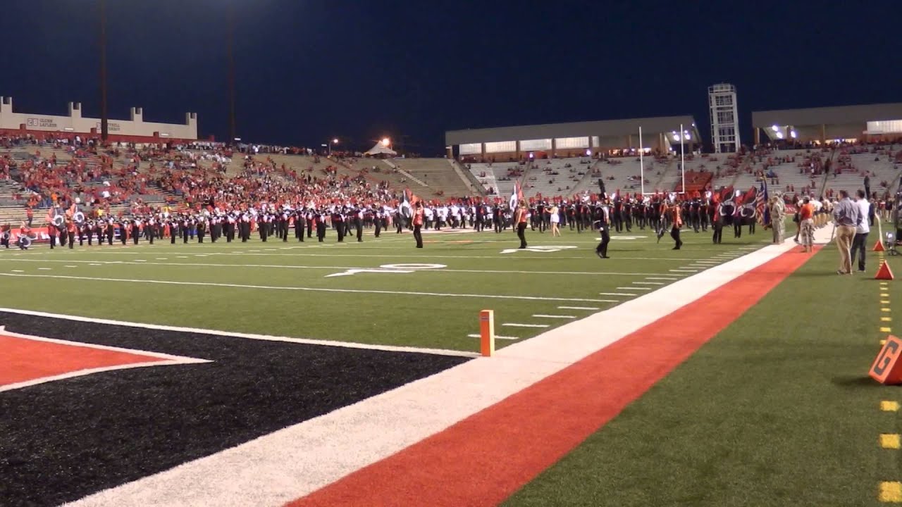 2014 Pride of Acadiana enters Cajun Field against Ark State