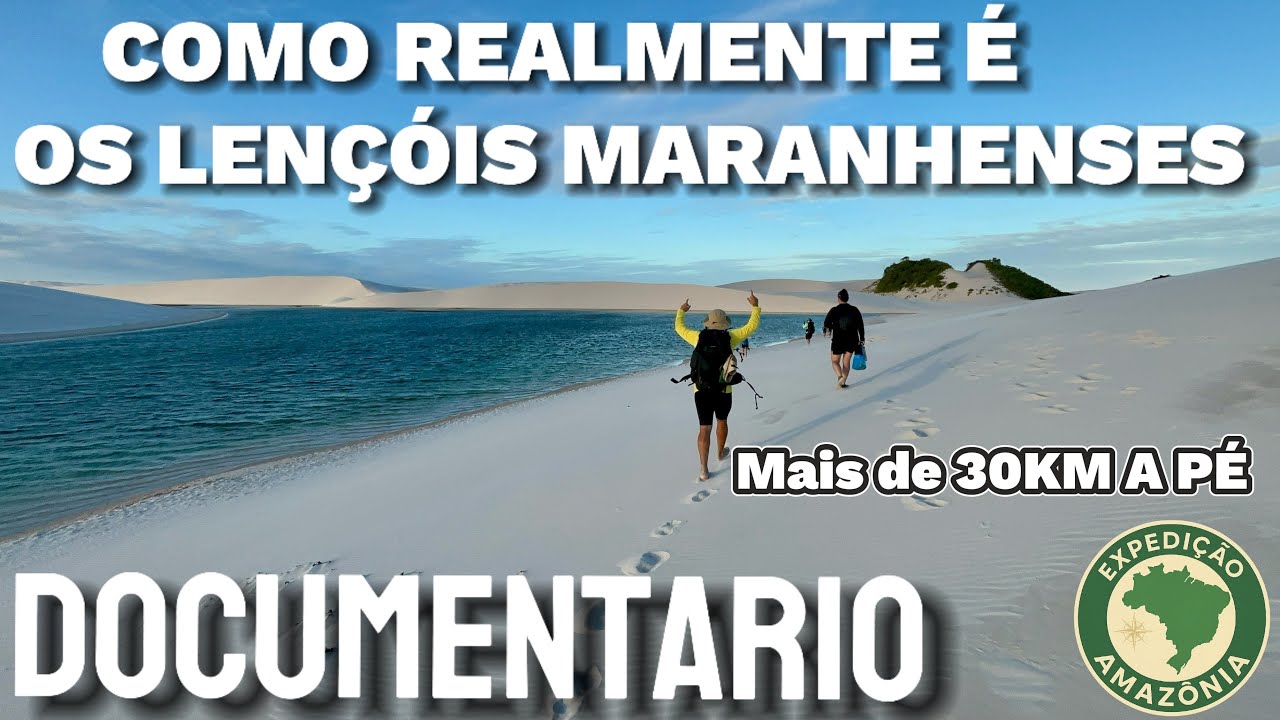 TRAVESSIA NOS LENÇÓIS MARANHENSES ANDAMOS MAIS DE 30KM | #vlogdeviagem #viagem #lençóismaranhenses 