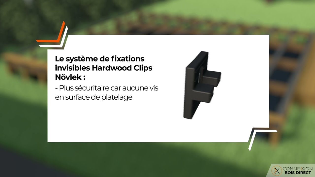 CBD Terrasse Bois HARDWOOD CLIP NOVLEK