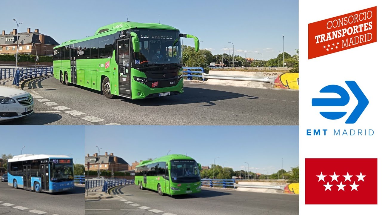 Recopilatorio de Autobuses en Canillejas. Grabado el día 08/05/22