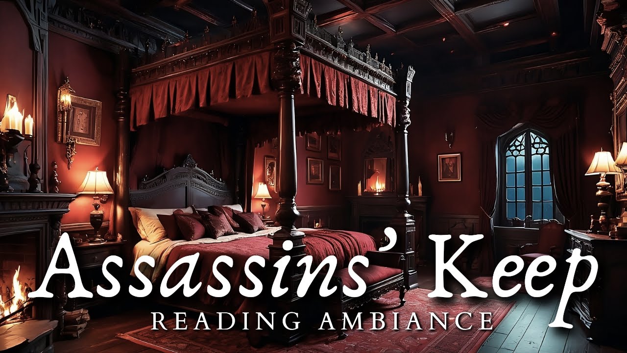 Assassins' Keep Throne of Glass Reading Ambience - Reading, Relaxing, Meditation, Rifthold