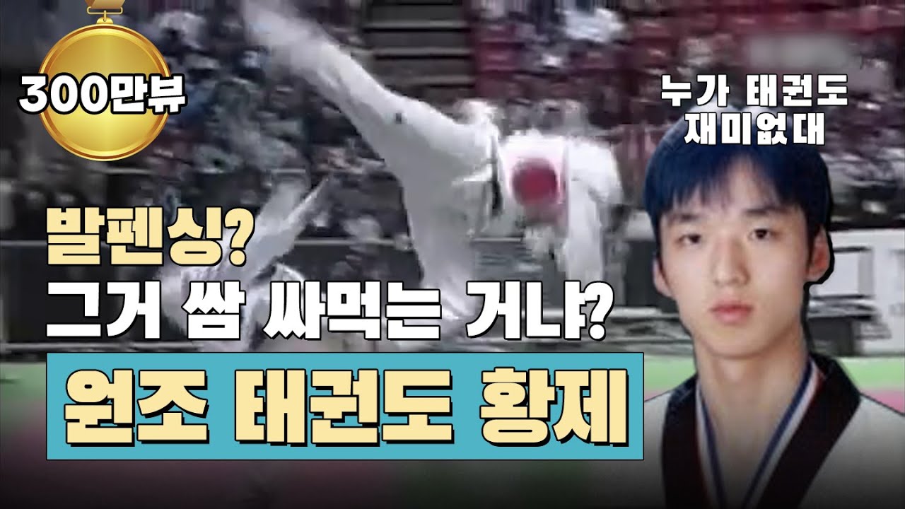 최고의 찬사를 받은 태권도 테크니션! 세계선수권 결승전에서 540도를 후려버린 전설의 선수