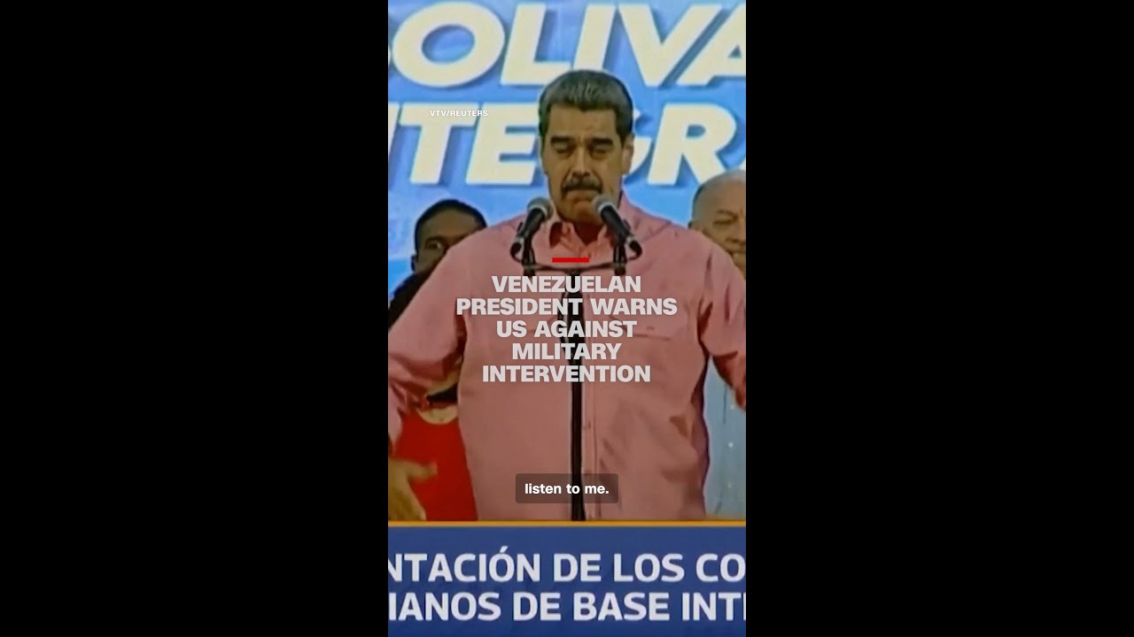 Venezuelan president warns US against military intervention