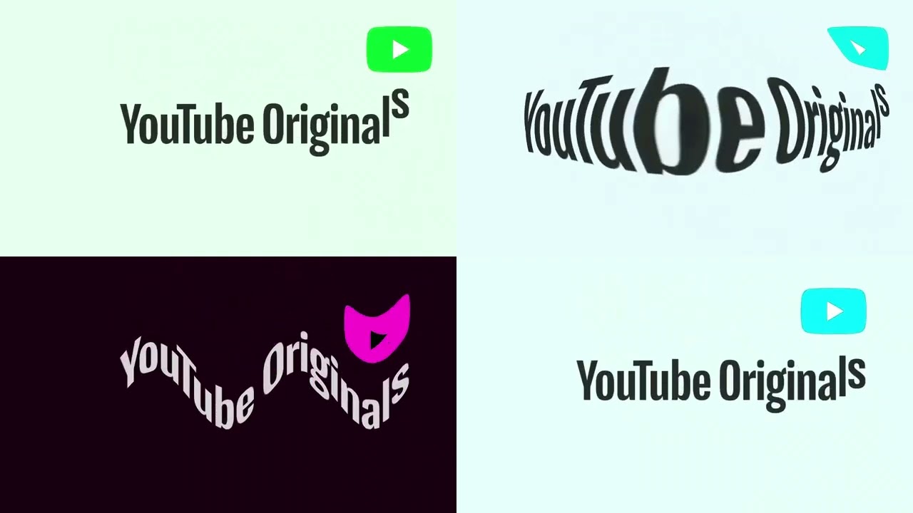 YouTube Originals Falling Words Ident Effects Sponsored By Klasky Csupo 2001 Combined Effects
