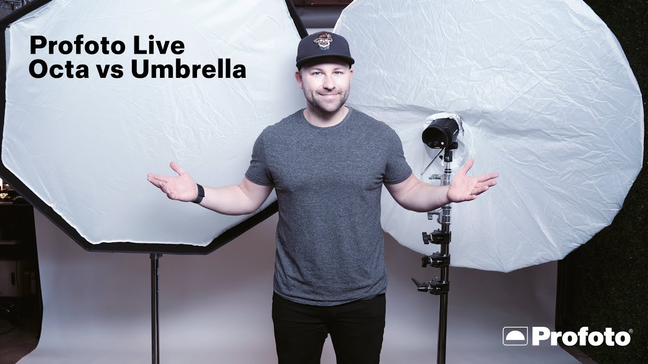 Profoto Live - Umbrella vs Octa