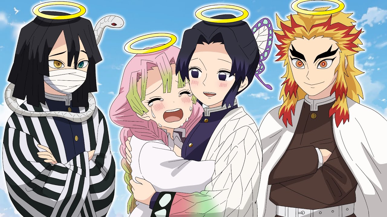 【鬼滅の刃】甘露寺蜜璃と伊黒小芭内が死後の世界で煉獄としのぶに出会うifストーリー【無限城・最終決戦編】