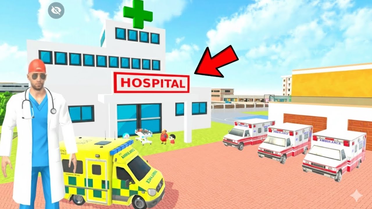 Franklin Open A Hospital 🏥 in his House in Indian Theft auto simulator 