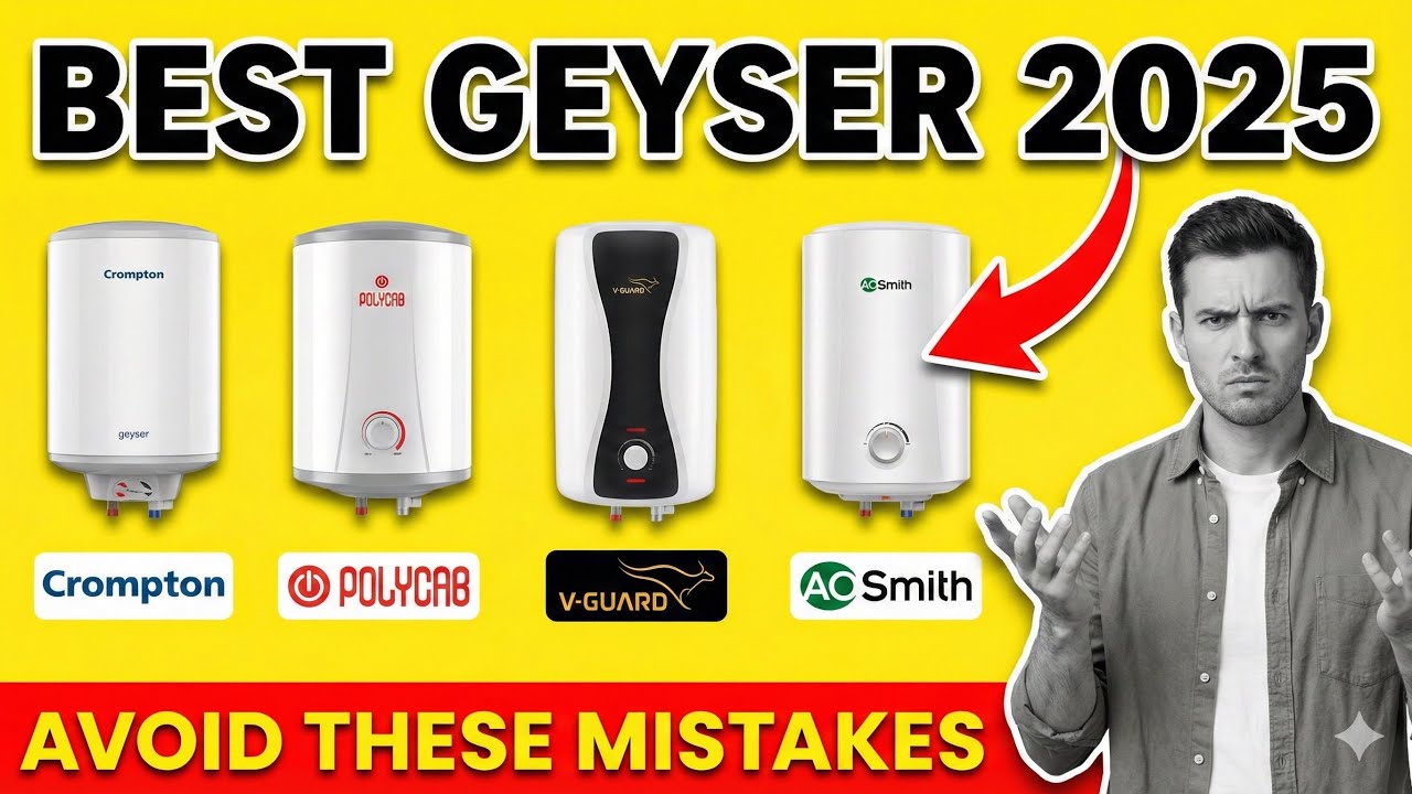 Best Geyser 2025 🔥 Crompton vs Polycab vs V-Guard vs AO Smith | Avoid These Costly Mistakes 