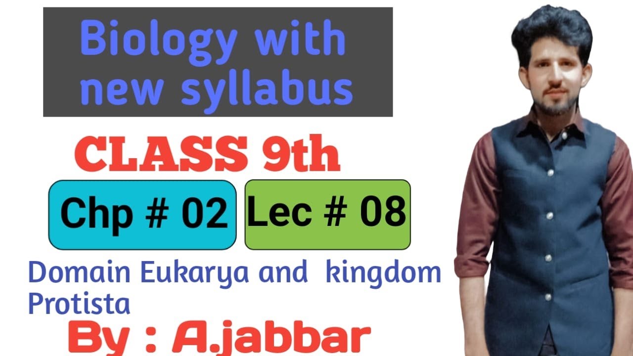 Domain Eukarya kingdom Protista | CH # 02 | Lec # 08 | Biology Class 9th | 