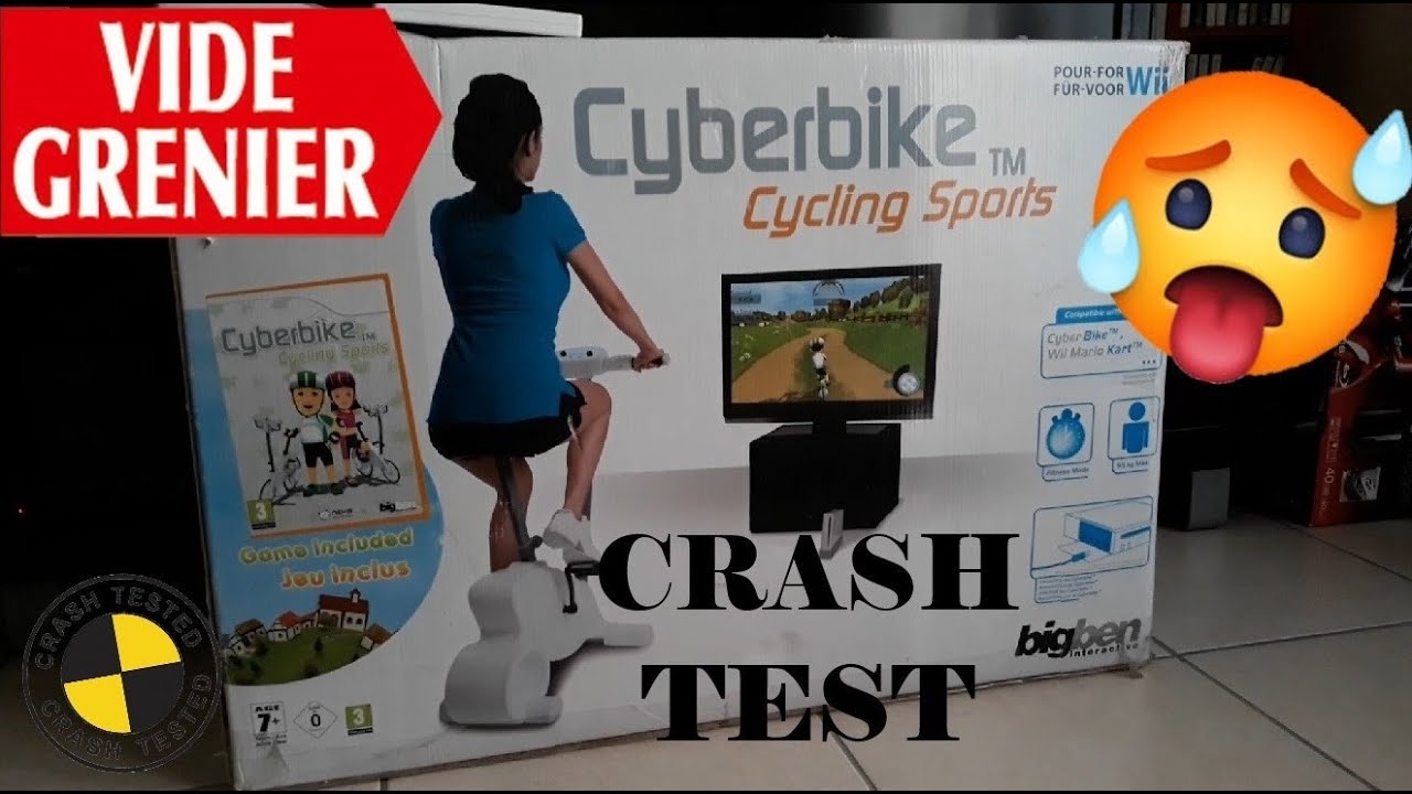Crash TEST Cyberbike Cycling Sports sur Nintendo Wii