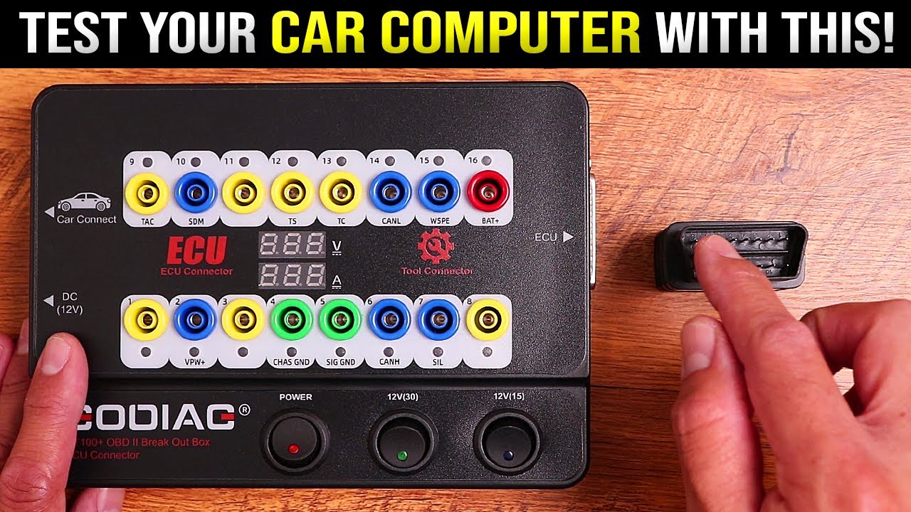 Коммутационный блок GoDiag GT100+ OBD2 (стендовое тестирование ЭБУ, PCM, автомобильного компьютера)