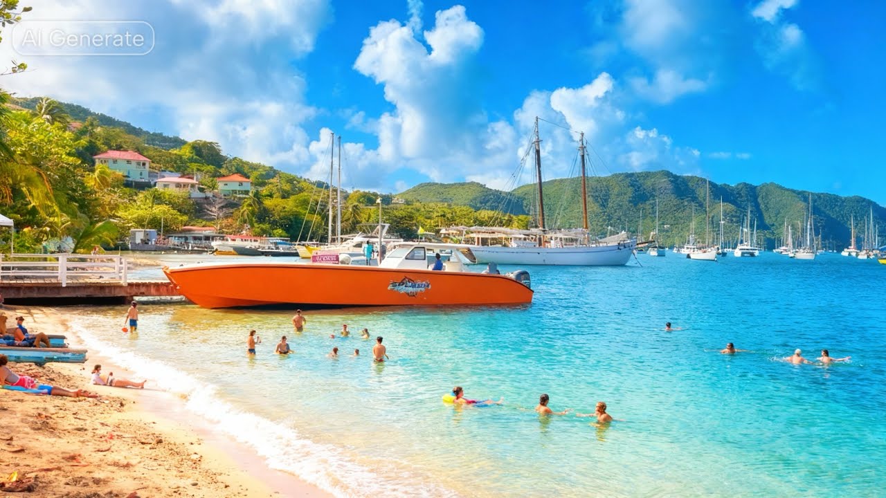 Самый посещаемый остров в Сент-Винсенте и Гренадинах #caribbeandestination