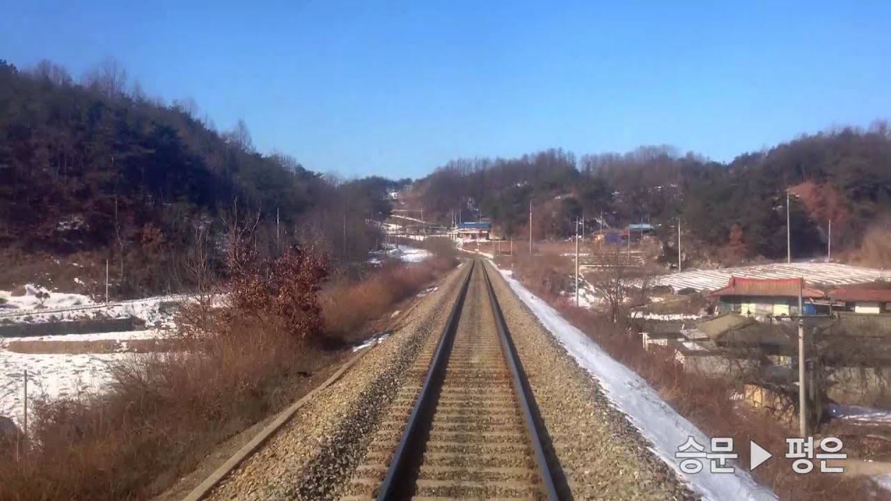 중앙선 영주→옹천 주행 영상 (수몰 예정 구간 포함)