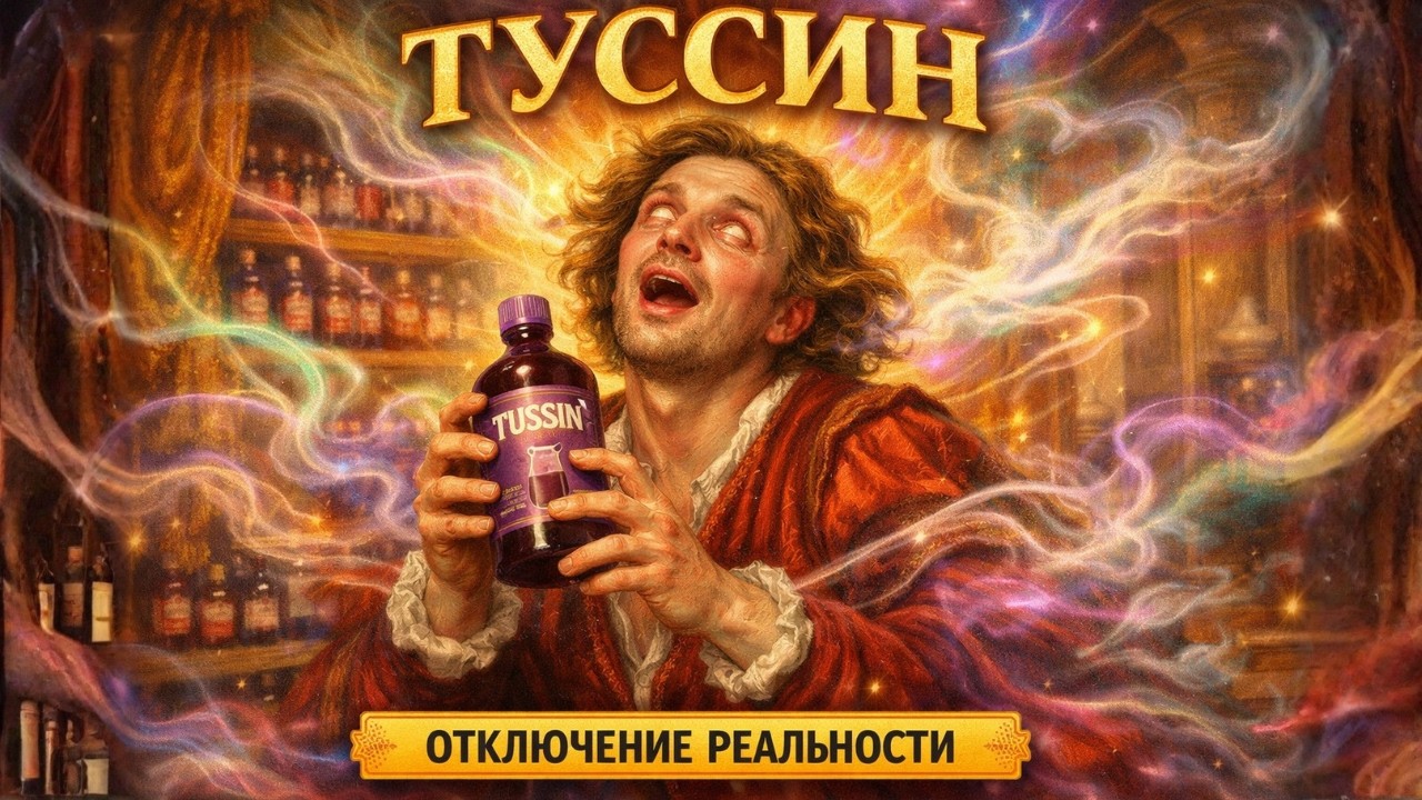 Полная история ТУССИНА(DXM) сироп от кашля, вырывающий душу из тела | История для сна