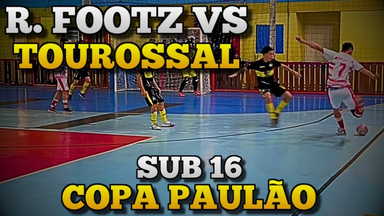 R.FOOTZ vs TOUROSSAL SUB 16 - VALENDO A LIDERANÇA DO GROPO - COPA PAULÃO