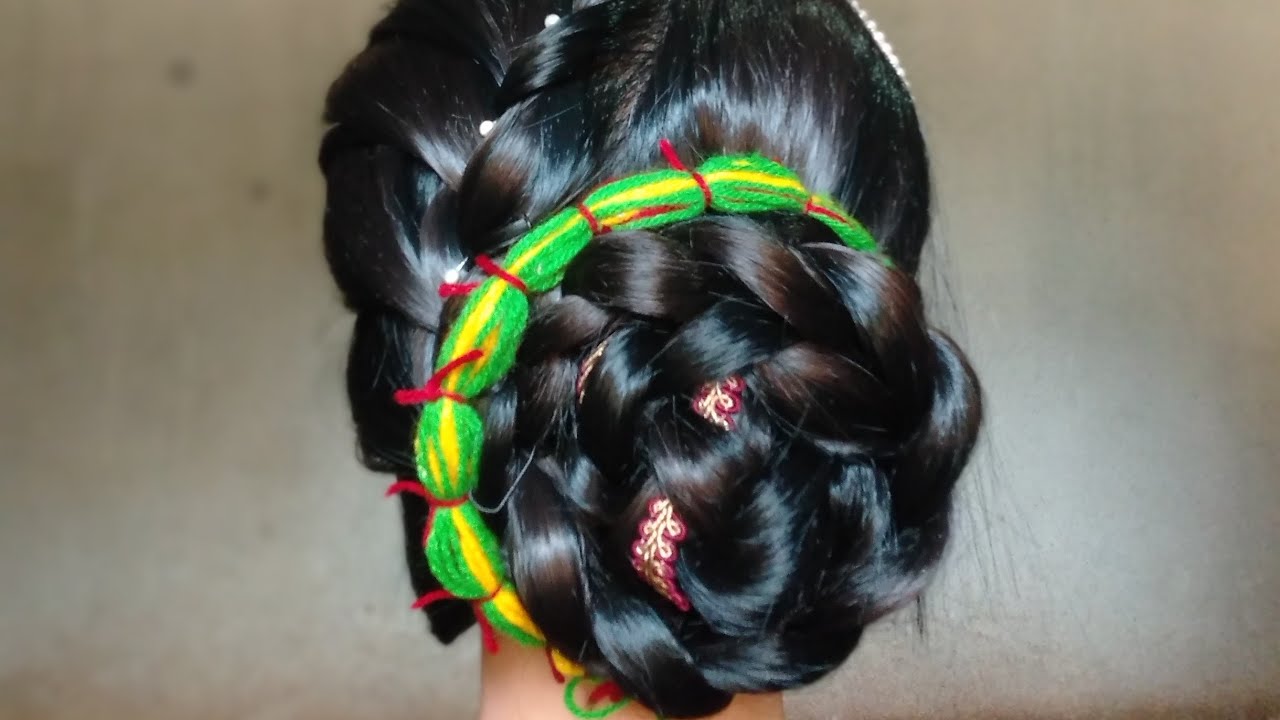 New hairstyle || for wedding||  how to do bun || how to tie long hair for wedding for girls & women