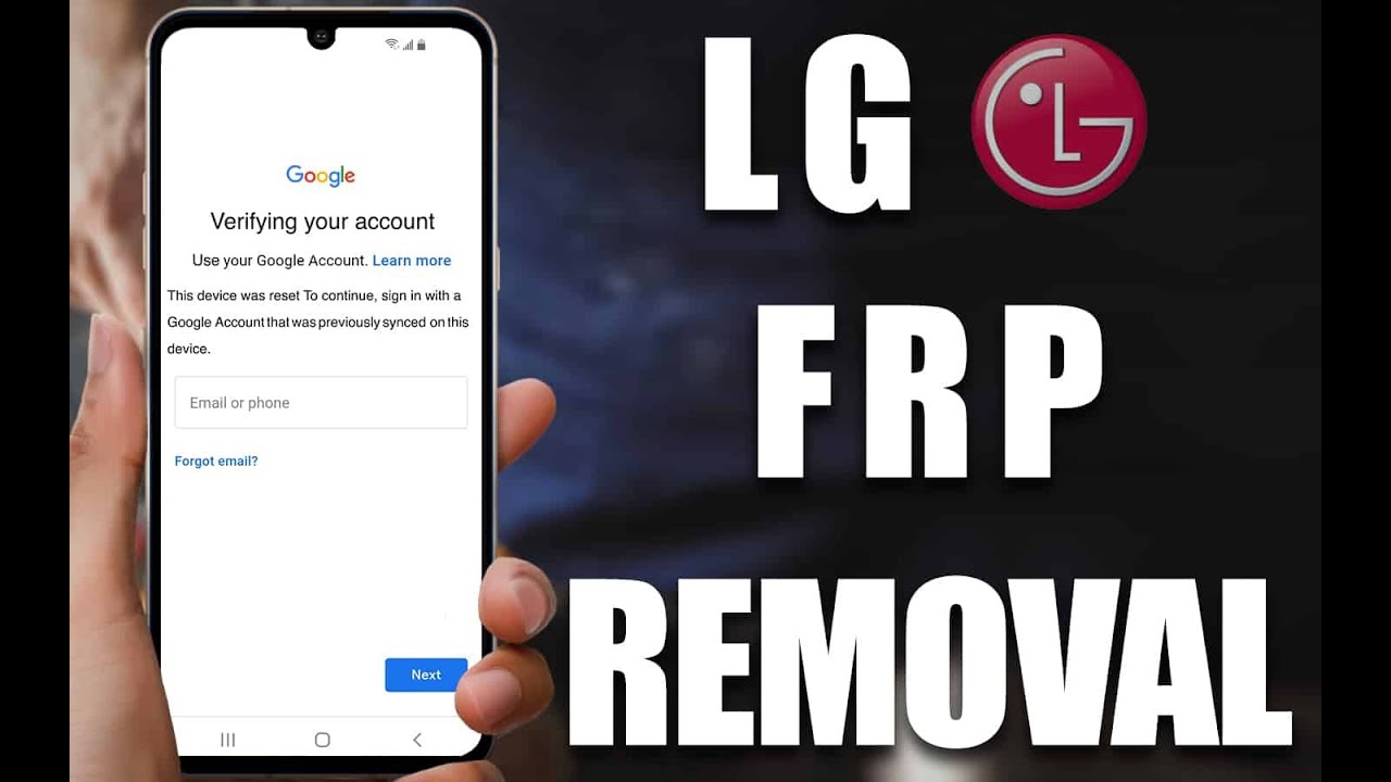 Bypass frp google cho các máy LG V60/V50/V50s/V40/G8/G8x/G7 100% With QFIL.