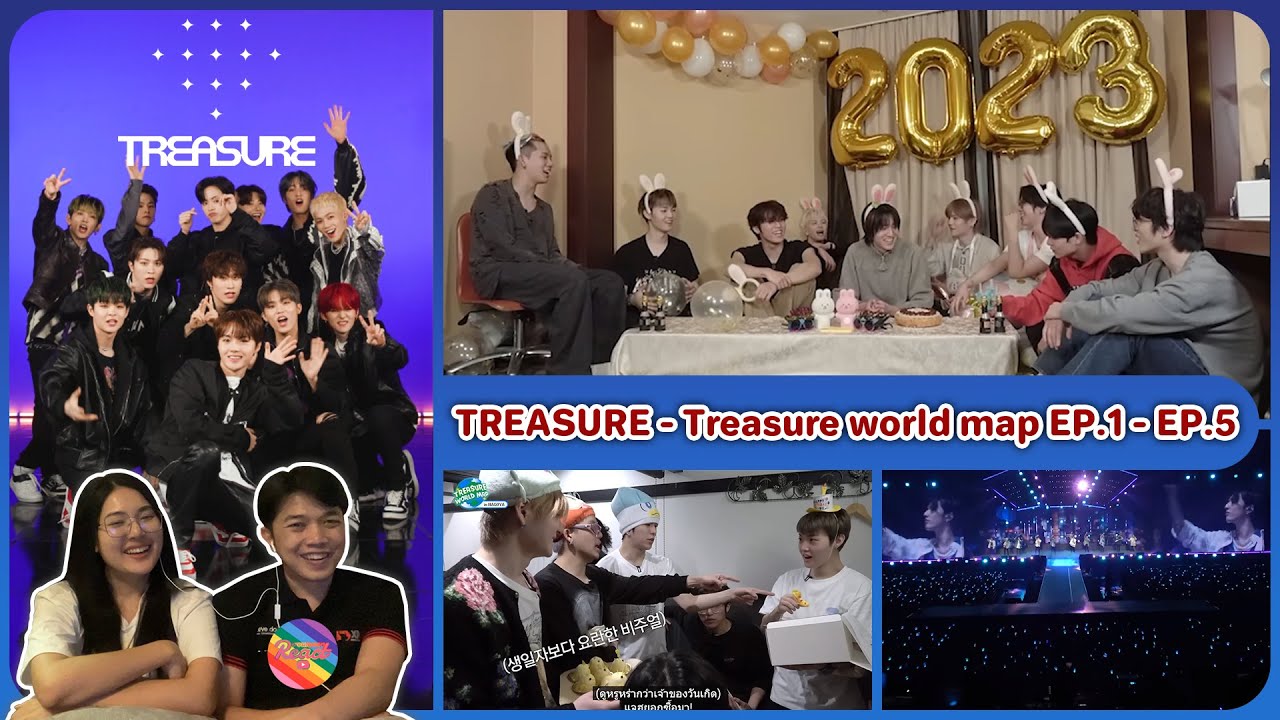 Reaction | TREASURE - Treasure world Map EP.1 - EP.5 #ชวนเธอมารีแอค