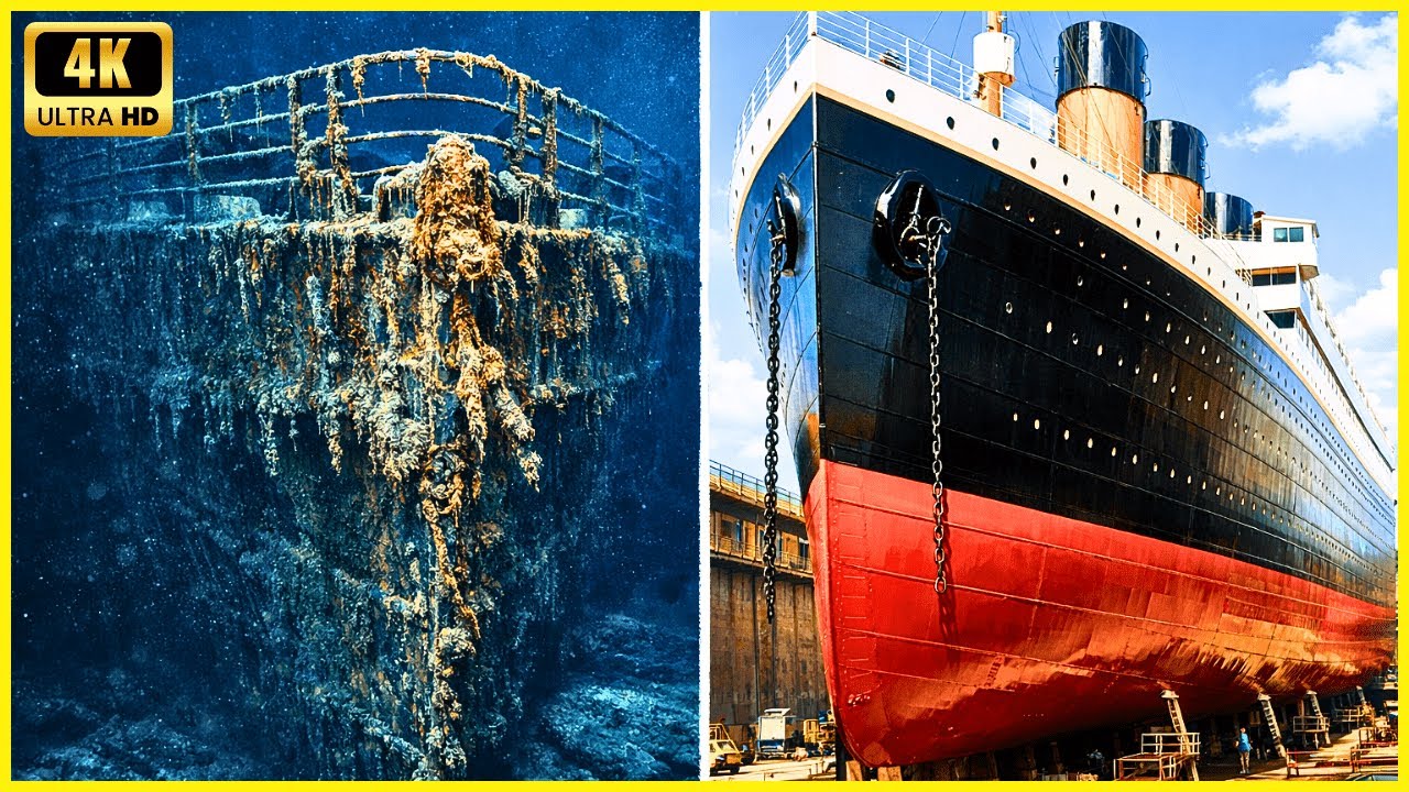 We Raised the GİANT TİTANİC From the Ocean! | (Mega Restoration) Part #1