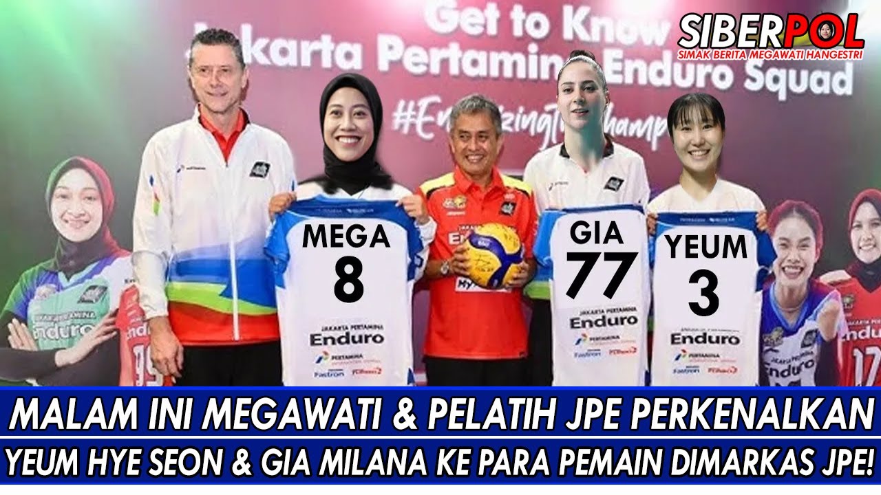 MALAM INI MEGAWATI & PELATIH JPE PERKENALKAN YEUM HYE SEON & GIA MILANA KE PARA PEMAIN DIMARKAS JPE!