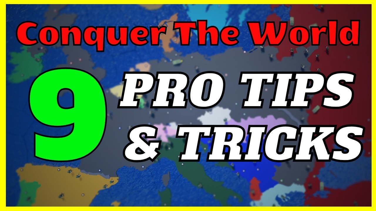 9 BEST Tips & Tricks You NEED To Know! | ROBLOX CONQUER THE WORLD