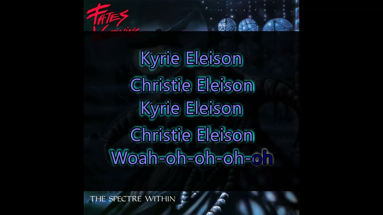 Fates Warning - Kyrie Eleison (Karaoke)