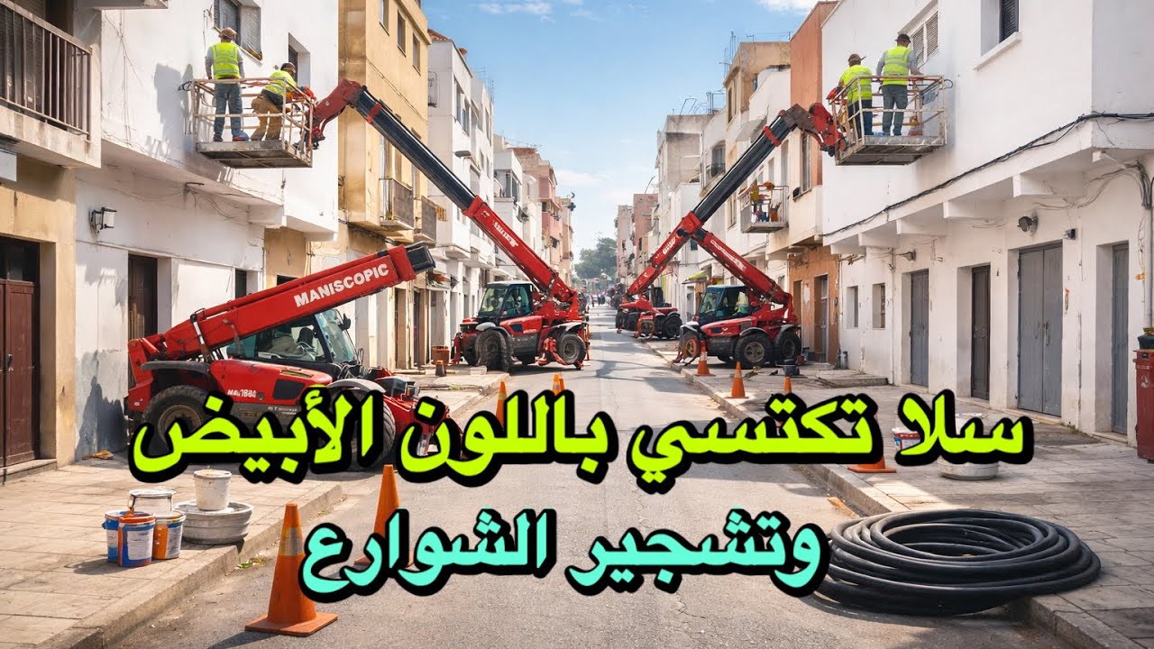 تغيير كبير في أحياء سلا 👀حي الإنبعاث والشيخ المفضل والفروكي بلون موحد و تشجير الشوارع 🌿