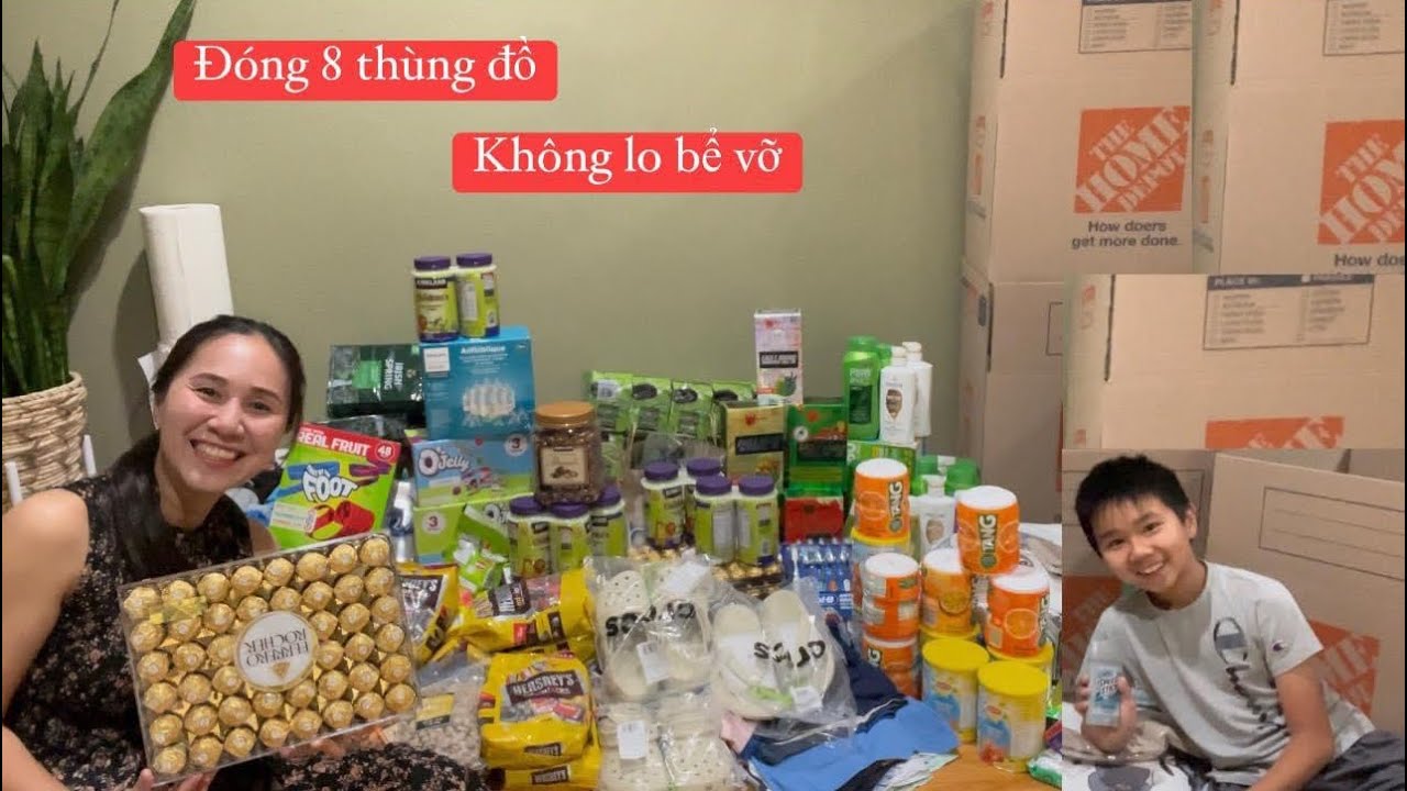 Đóng 8 Thùng Đồ Chuẩn Bị Hành Trình Chuyến Về Việt Nam 2024