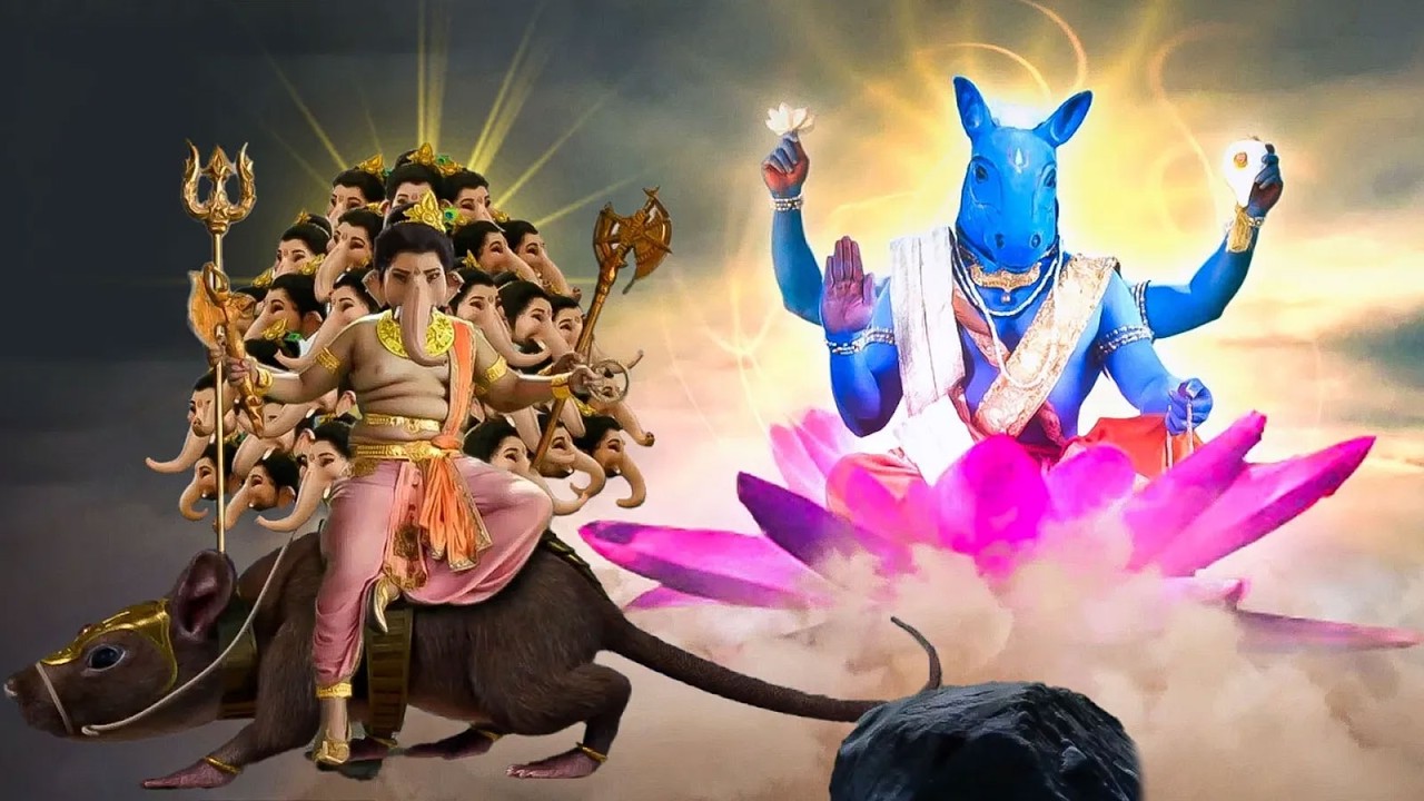 Maha Epiosode:  गणेश जी ने गजानन रूप धारण करके लोभासुर के लोभ को किया नष्ट | Mata Ki Shakti