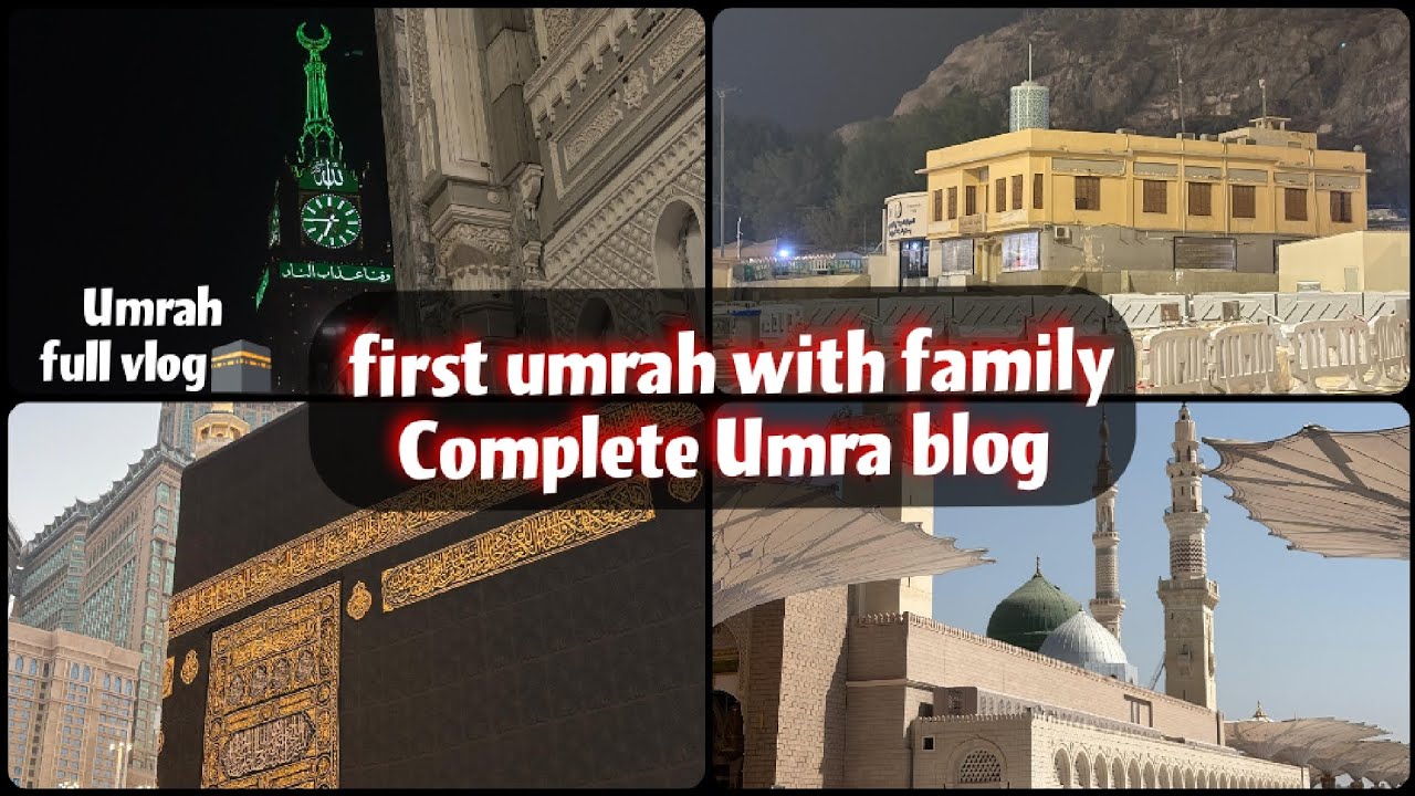 Complete Umrah vlog : first Umrah with family full vlog 🕋 #viralvideo 